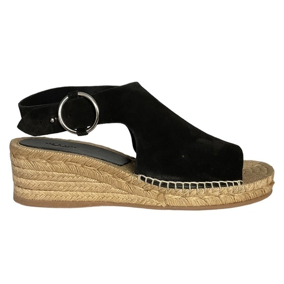 RAG & Bone Black Suede Calla Espadrille EU Size 41 US Size 11 - Picture 1 of 11